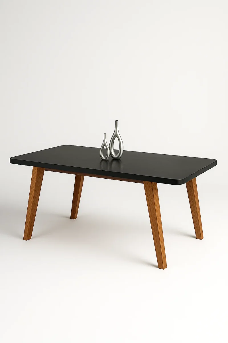 assets task 01jtgwm9qqfy39hr1dz1kxtgds 1746471167 img 1 Mesa de Jantar Arizona – Naturale/Grafite – 130x90 cm – Tampo de Vidro 4 mm e Estrutura 100% MDF