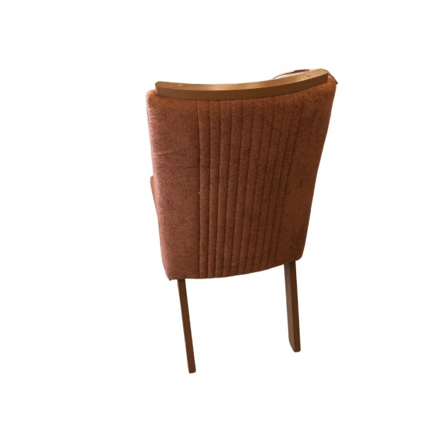1581 G Cadeira Jaspe 99 Cadeira Jaspe - Boucle Terracota - Kit com 2 Unidades
