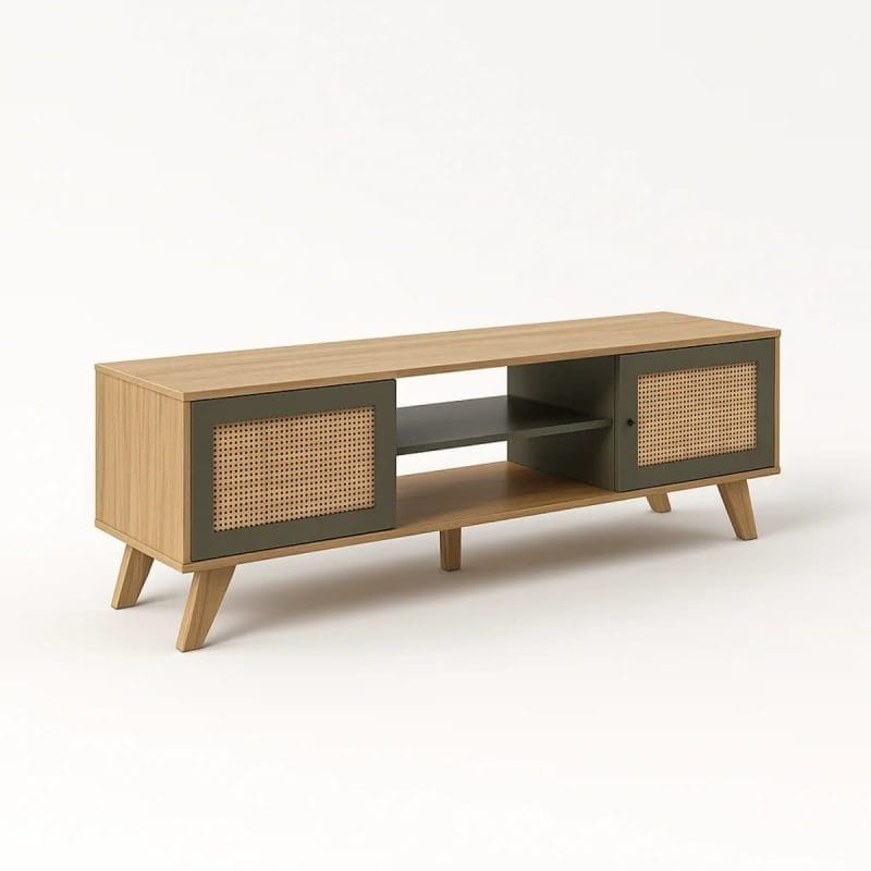 0001 1456 Rack Frida – Carvalho/Menta