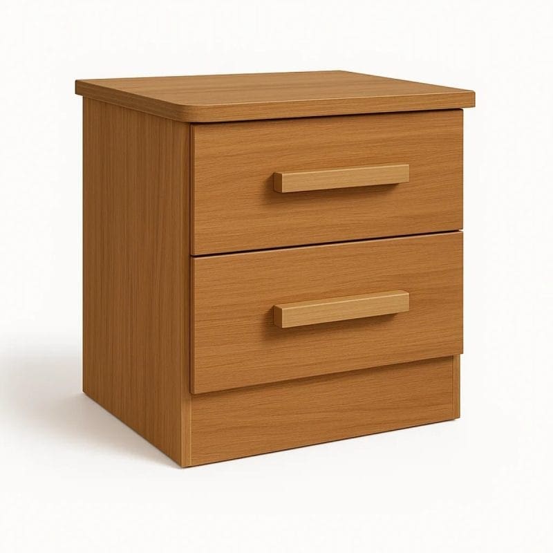 0001 4887 1 Cômoda Atlanta – 2 Gavetas – 100% MDF – 50 cm de Largura – Cinamomo