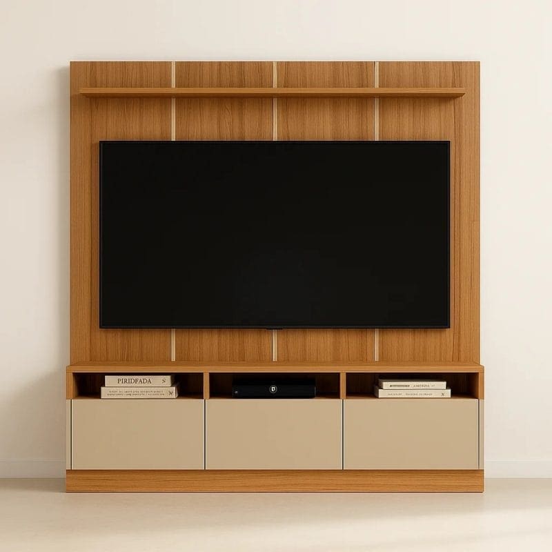 0001 4940 Home para TVs até 65 Polegadas Armenia - Cinamomo/Off White