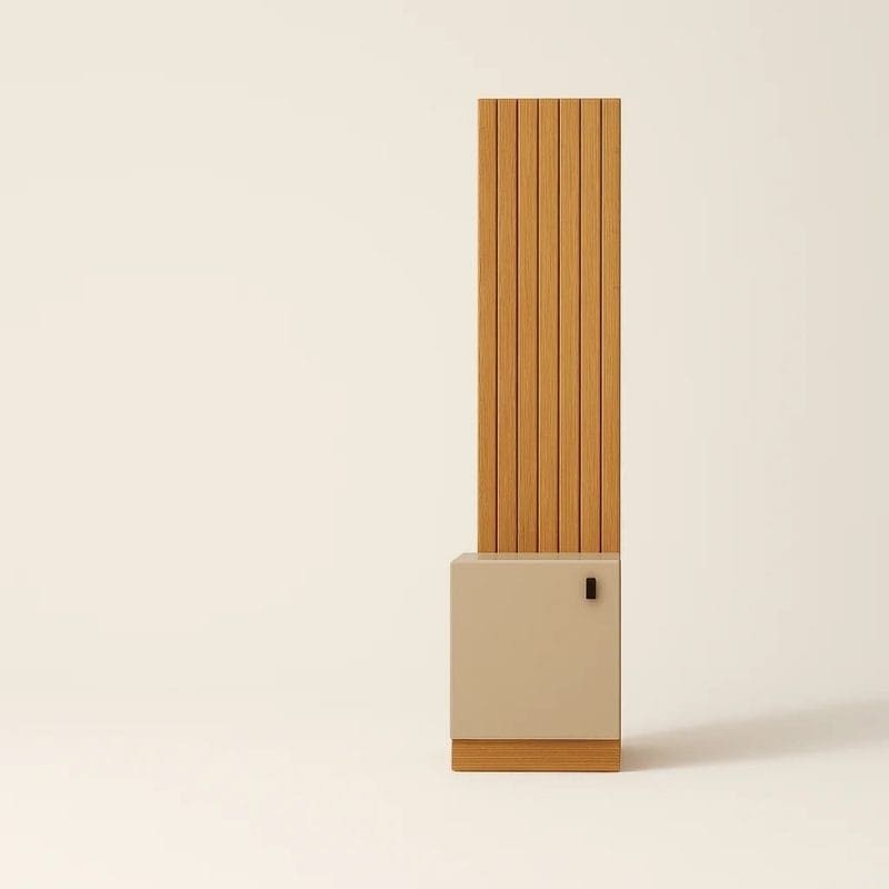 0001 4941 Módulo Home Armenia c/ Nicho - Cinamomo/Off White