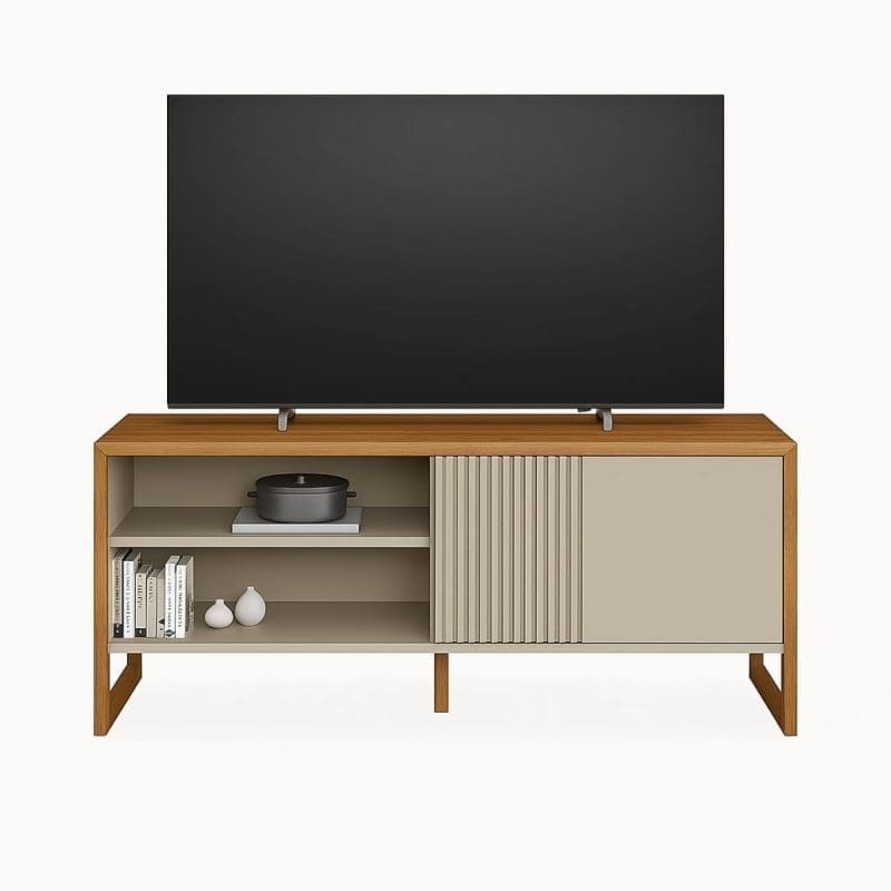 0001 5500 Rack até 55" Leon 140x106 - Nature/Off White