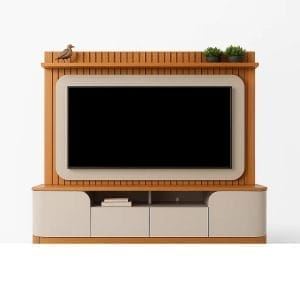 Home Ripado para TVs até 65 Polegadas Amaro - Cedro/Bali
