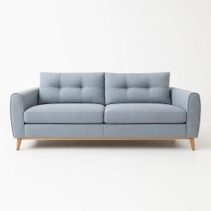 Sofá Zeus Bipartido - 240cm - Cinza