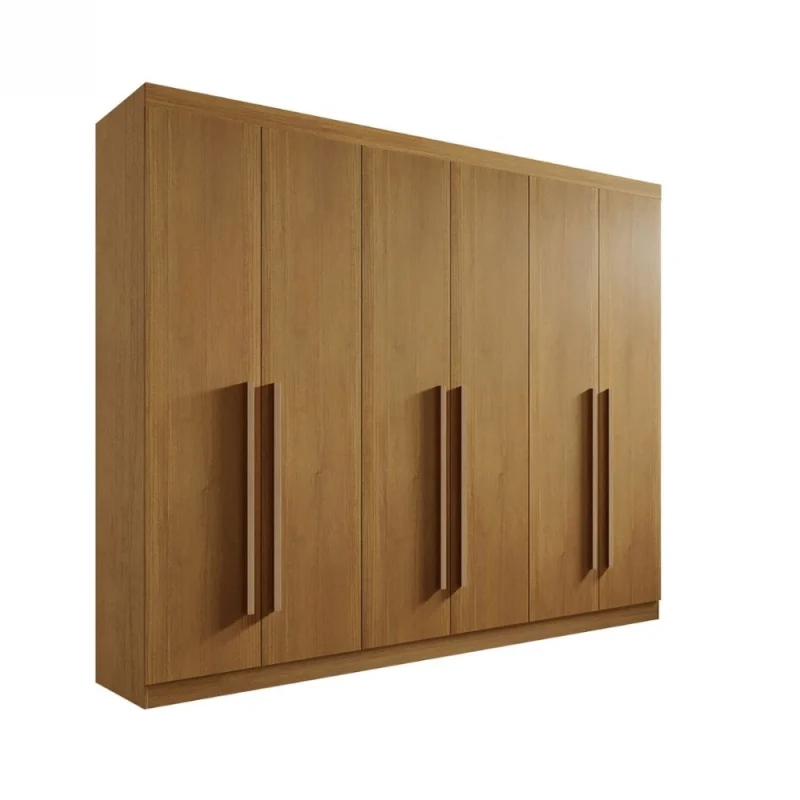 1 GG GuardaRoupa 6 Portas Da Vinci Plus 67 1 Guarda-Roupa Casal 6 Portas Da Vinci Plus – 6 Gavetas – 100% MDF – Cinamomo – 2,75 m