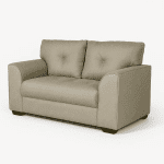 Sofá de 2 Lugares Dulce 148 cm – Tecido Jolie Bege, Espuma D28 Soft e Molas Zig Zag