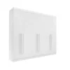 Guarda-Roupa Casal 6 Portas Da Vinci Plus – 6 Gavetas – 100% MDF – Branco – 2,75 m