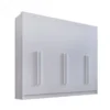 Guarda-Roupa Casal 6 Portas New Athos – 6 Gavetas – 100% MDF – Sapateira – Branco – 2,78 m