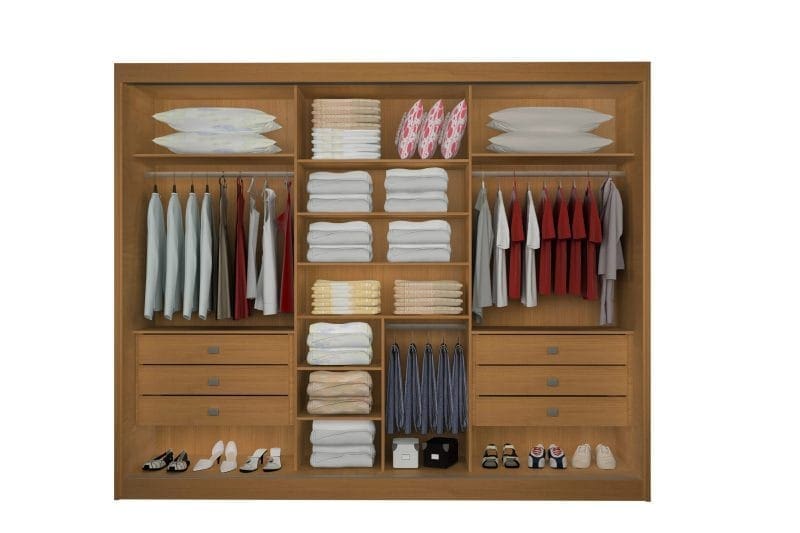 Copia de LOS ANGELES CINAMOMO DECORADO copiar scaled 1 Guarda-Roupa Casal 3 Portas Las Vegas – 6 Gavetas – 100% MDF – Branco – 2,73 m – Com Espelho