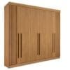 Guarda-Roupa Casal 6 Portas Detroit – 6 Gavetas – 100% MDF – Cinamomo – 2,75 m – Ripado