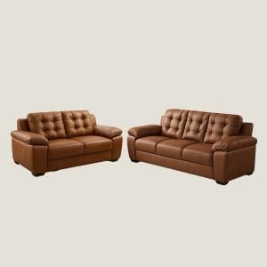 Conjunto de Sofá 2 e 3 lugares Pitsburgo - Corano Terracota