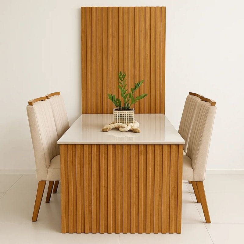 KITS 0000000085 Conjunto Mesa de Jantar Colonia com 4 cadeira Coimbra