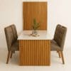 Conjunto Mesa de Jantar Colonia com 4 cadeiras Porto