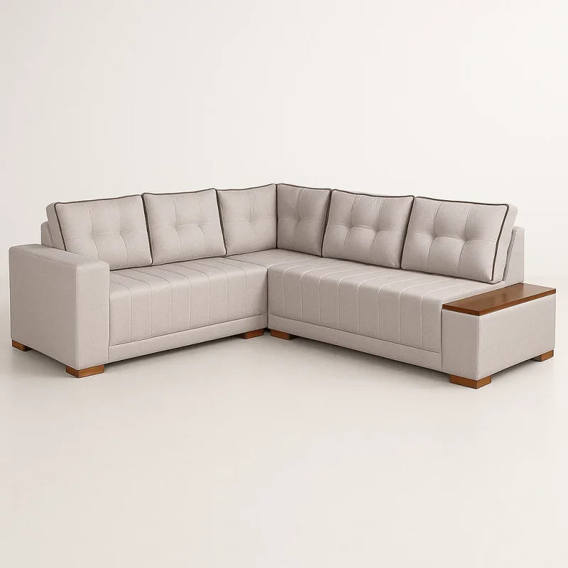 assets task 01jt17nj47ev5rjw883z4rd2pq 1745945859 img 0 Sofá de Canto Agnes 236×236 cm – Estrutura de Madeira Reflorestada, Espuma D28 e Pés Imbuia Mel