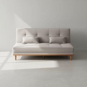 Sofá Cama Madrid 182cm - Veludo Cinza