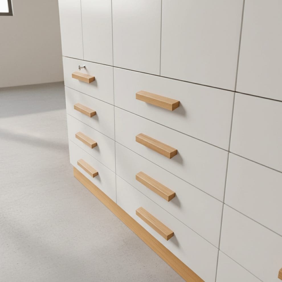 generated-image-1756487404770 generated image 1756487404770 Guarda-Roupa Casal 6 Portas Austin Plus – 12 Gavetas – Estrutura MDF – Cinamomo com Off White – 2,40 m