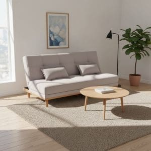 Sofá Cama Madrid 182cm - Veludo Cinza