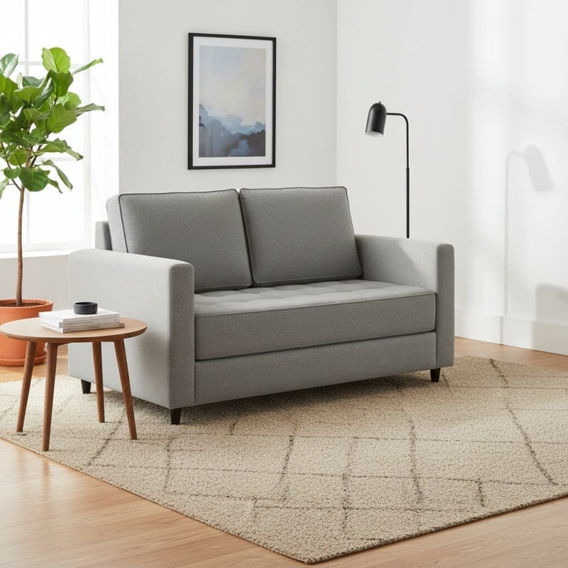 generated image 1761242437035 Sofá-Cama Morfeo Casal – Cinza – 1,50 m