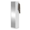 Sapateira Giratoria Com Espelho Milly 60cm - Branco