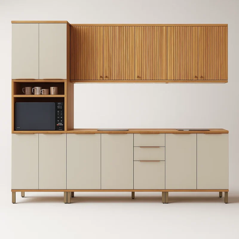 assets task 01k2z7ap52eswv8pckcratmp7q 1755542732 img 0 1 Conjunto de Cozinha Pandora 5 Peças 2.70m - Amêndoa/Off White