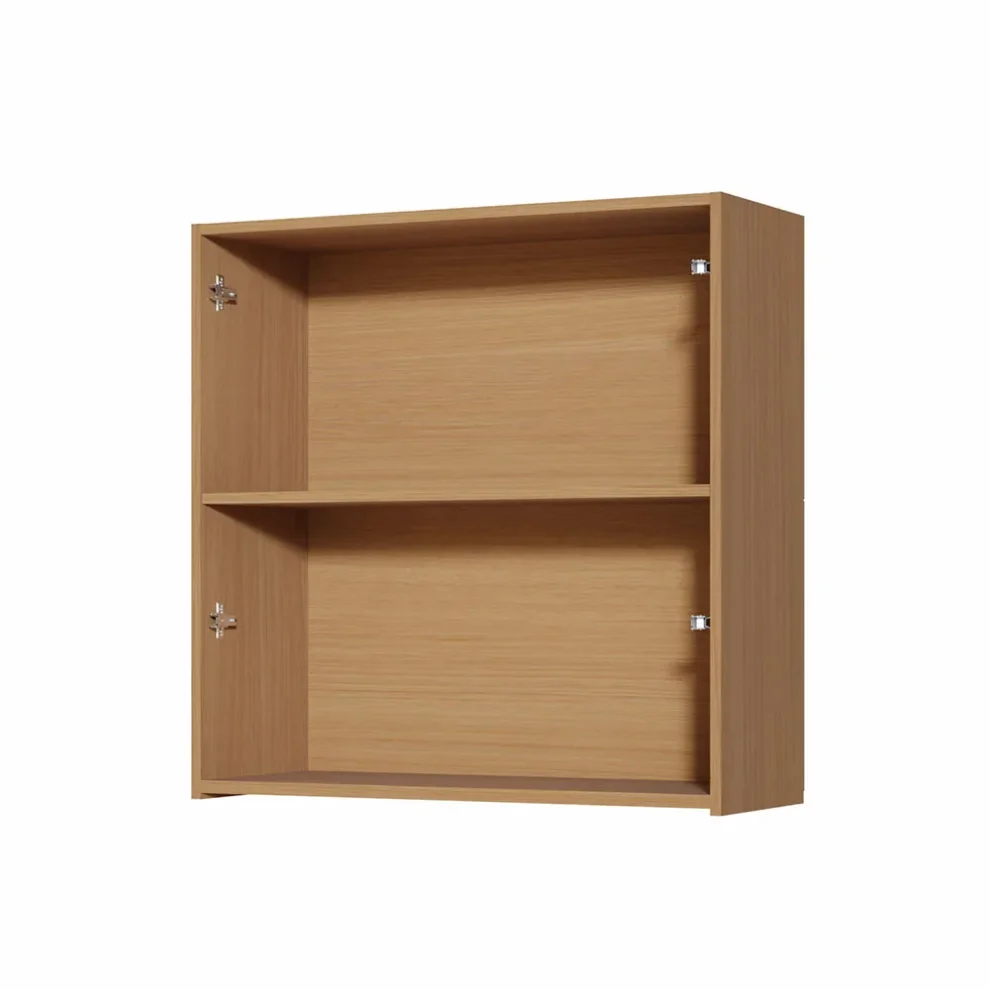 f9ded816 6f19 4189 811d 71cb7e3a8b342024 11 18T14 48 21.401Z Armário de Cozinha Simone Mendes 80 cm – Carvalho/Greige, 100% MDF, Portas Ripadas e Slow Motion