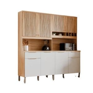 Kit Cozinha Ávila – 100% MDF – 206 cm