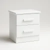Mesa de cabeceira New Athos 2 gav - Branco