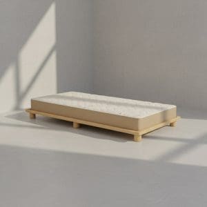 Colchão Solteiro D20 – Espuma – Bege – 88x188x12 cm