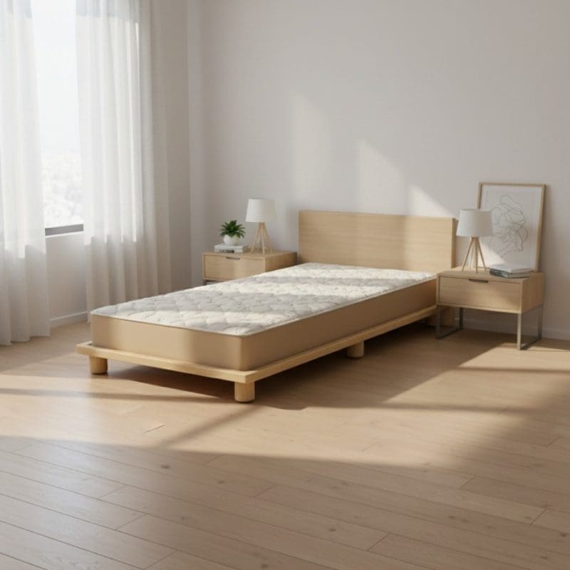 2 15 Colchão Solteiro D20 – Espuma – Bege – 88x188x12 cm | BOX NÃO INCLUSO
