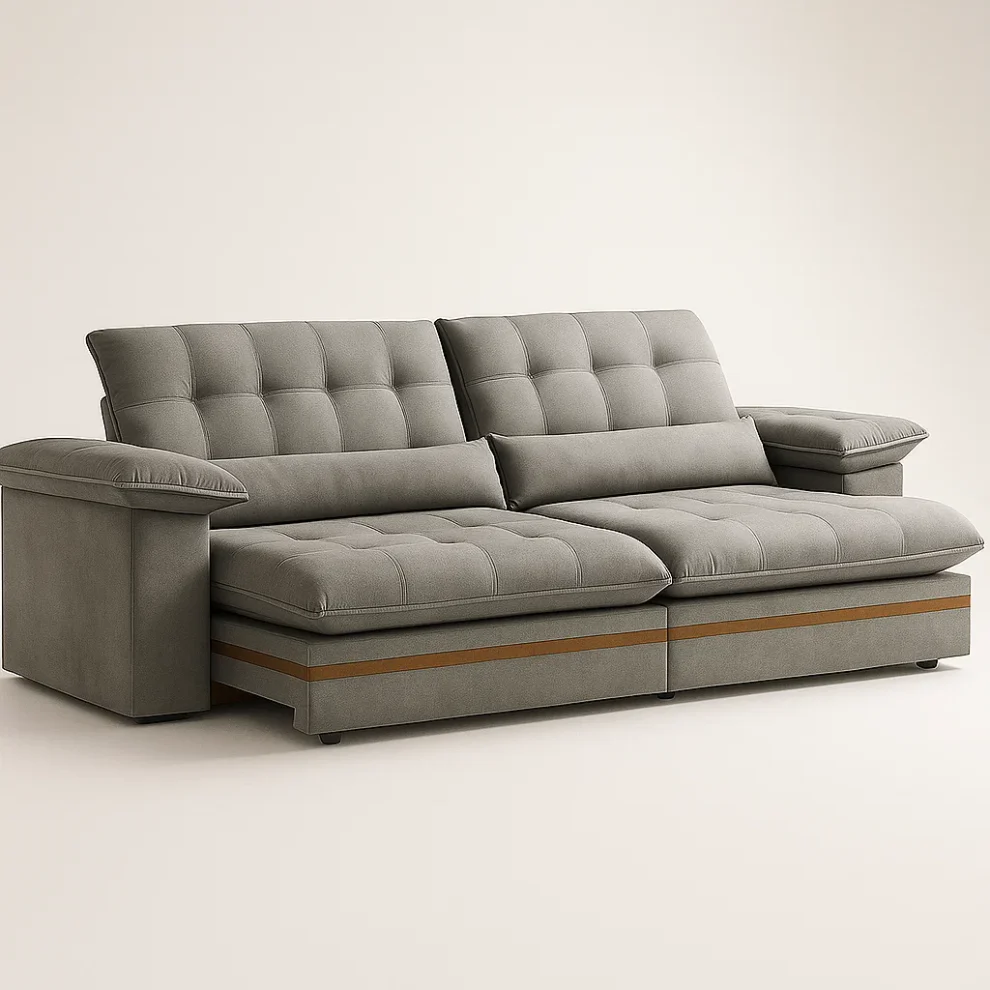 assets task 01k1g47mjzf06bgy1kr0j07c8m 1753961885 img 0 Sofá Retrátil e Reclinável Porto – 3 Lugares – Tecido Cinza – 2,50 m