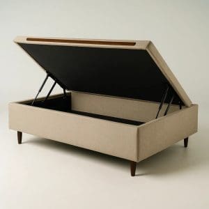 Box Baú Solteiro Itália 88x188 – Bege