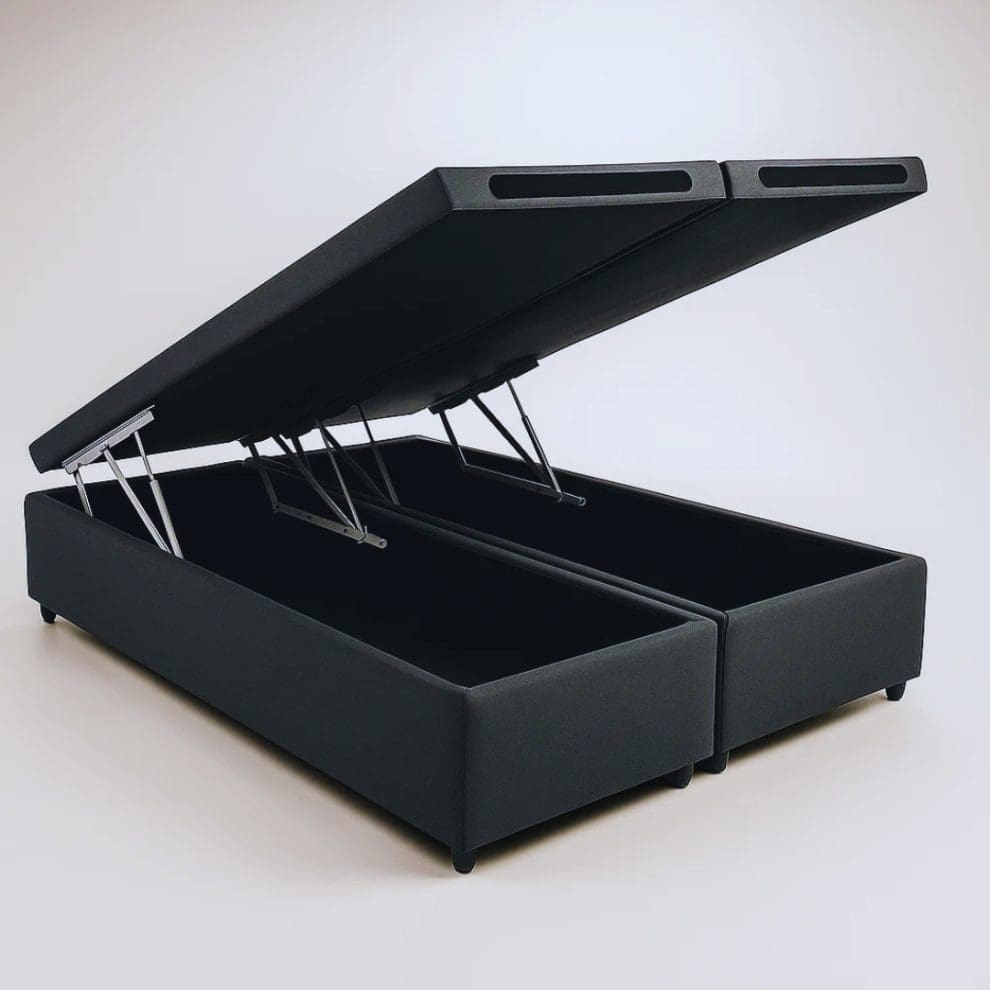 1 3 Box Baú King Itália 193x203 – Cinza