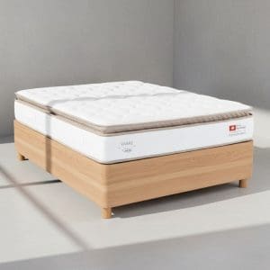 Colchão Casal York – Molas Ensacadas – Pillow Top One Side – Malha Aloe Vera – 138x188x29 cm