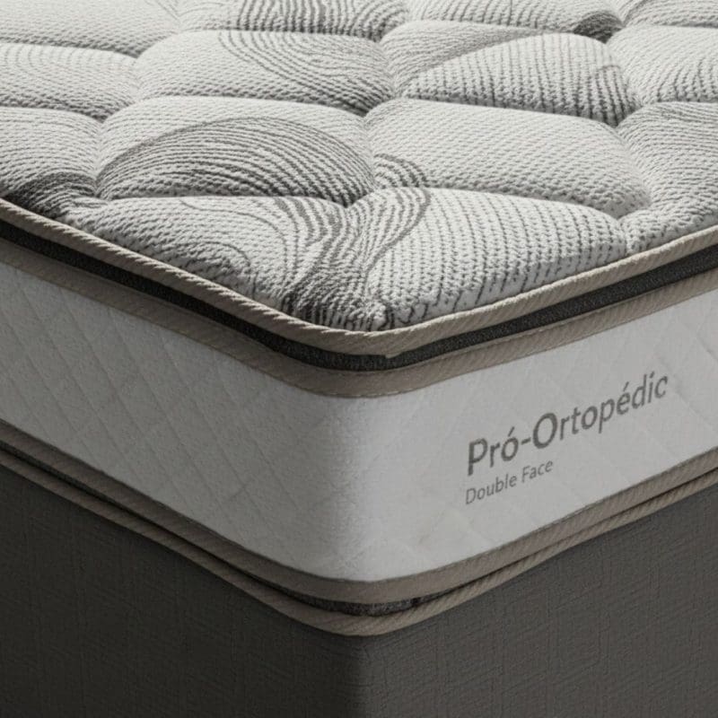 4 1 Colchão Casal Pró-Ortopédic D33 – Double Face com Pillow Top – 138x188x20 cm