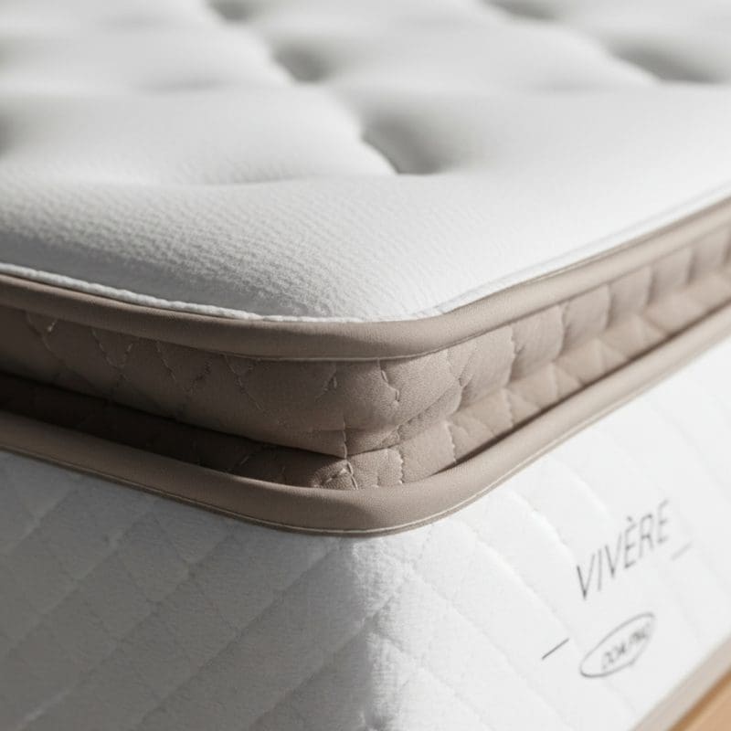 4 Colchão Queen York – Molas Ensacadas – Pillow Top One Side – Malha Aloe Vera – 158x198x29 cm