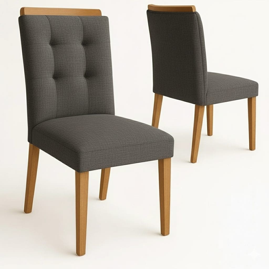 Gemini Generated Image cxre7cxre7cxre7c 1 Kit 2 Cadeiras Porto – Linho Cinza – Estrutura em MDF
