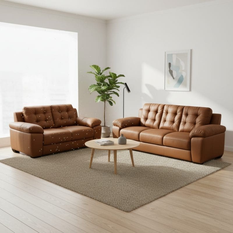 generated image 1762524347999 Conjunto de Sofá 2 e 3 lugares Pitsburgo - Corano Terracota