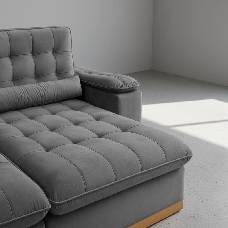 generated image 1760546422847 Sofá Retrátil e Reclinável Coliseu – 2,50 m – Cinza – Molas Ensacadas e Espuma Soft28