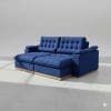 Sofá Retrátil e Reclinável Coliseu – 2,50 m – Azul – Molas Ensacadas e Espuma Soft28