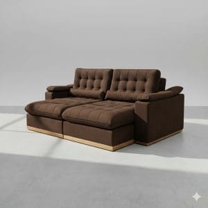 Sofá Retrátil e Reclinável Coliseu – 2,50 m – marrom – Molas Ensacadas e Espuma Soft28